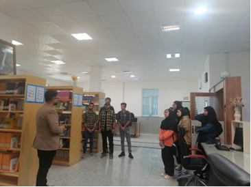 تور آشنایی با کتابخانه دیجیتال برای دانشجویان جدیدالورود دانشگاه علوم پزشکی یاسوج 